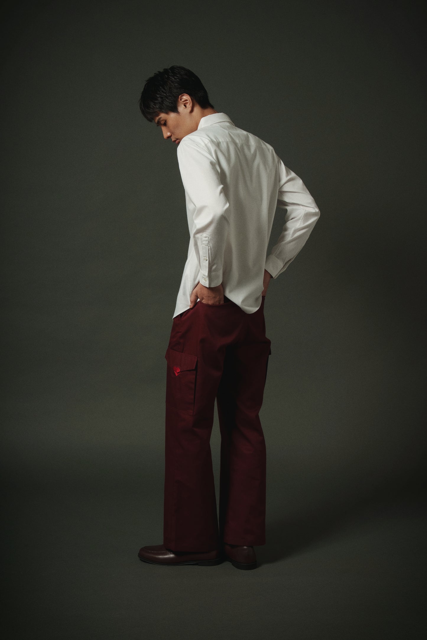 Love letter pants Bordeaux