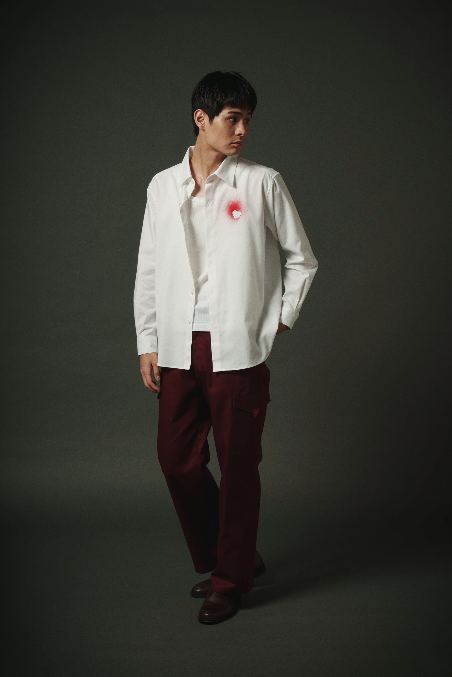 Love letter pants Bordeaux