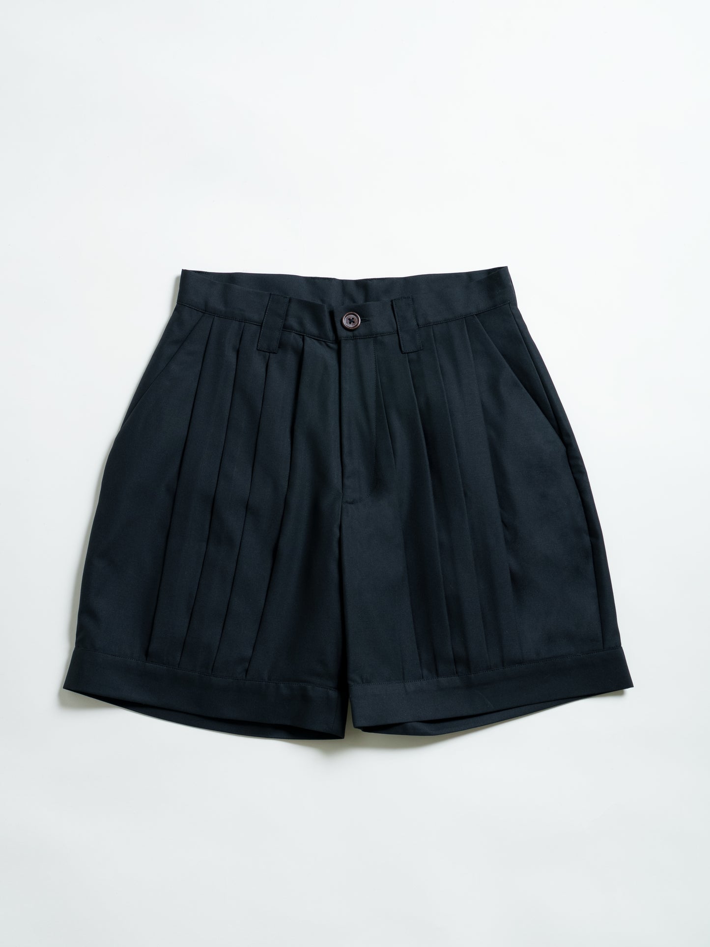 Pleats Balloon Short Pants