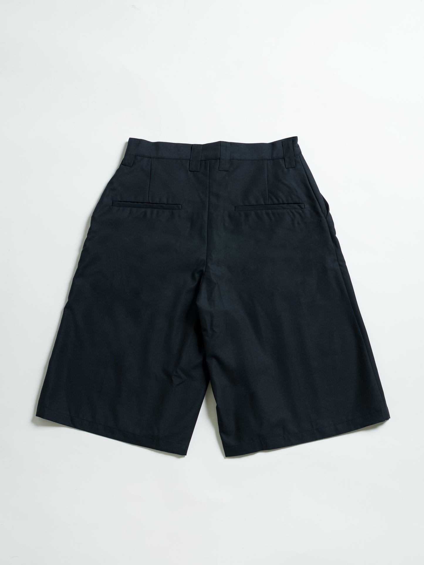 Inverted Pleats Short Pants