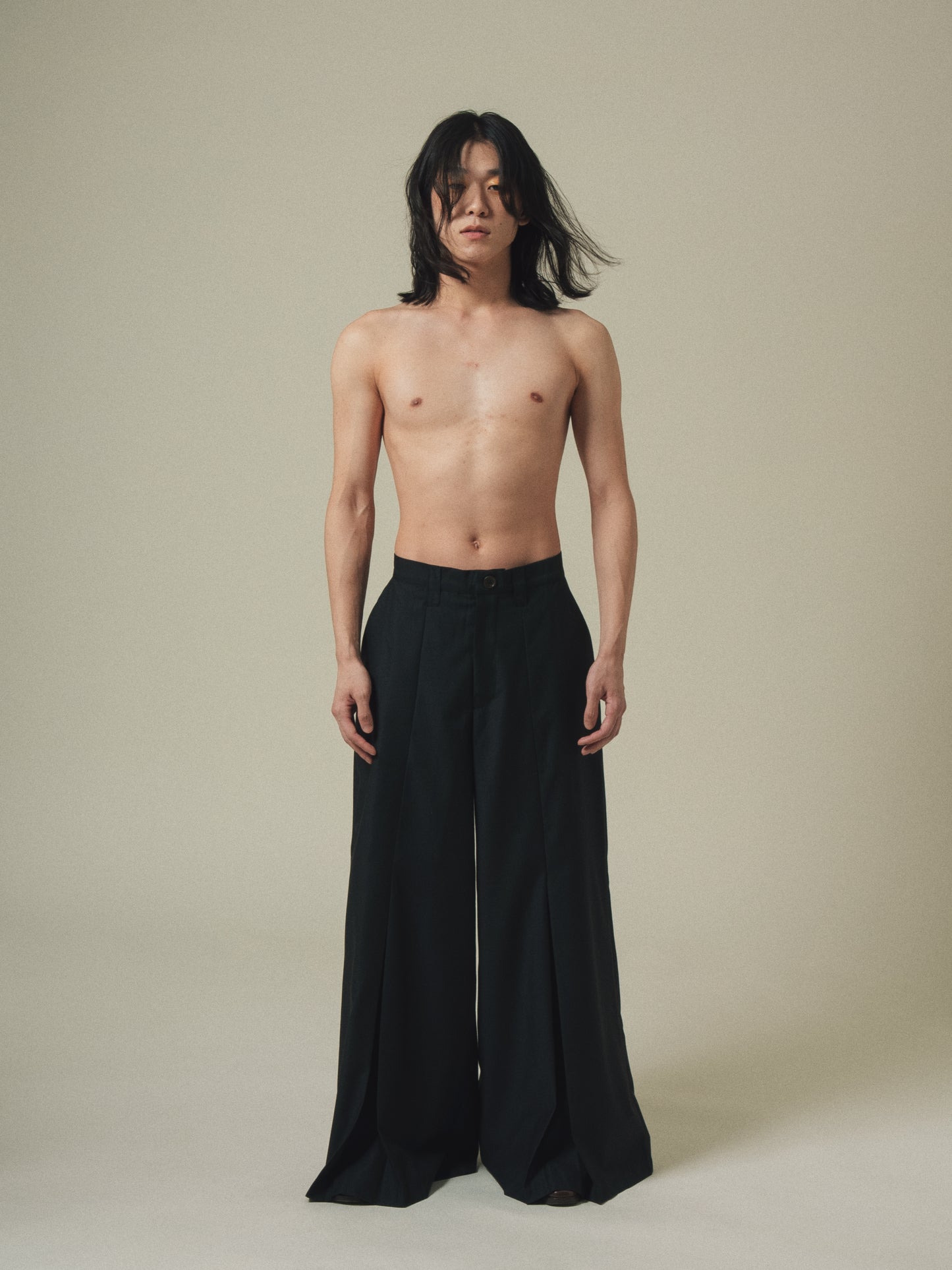 Inverted Pleats Pants