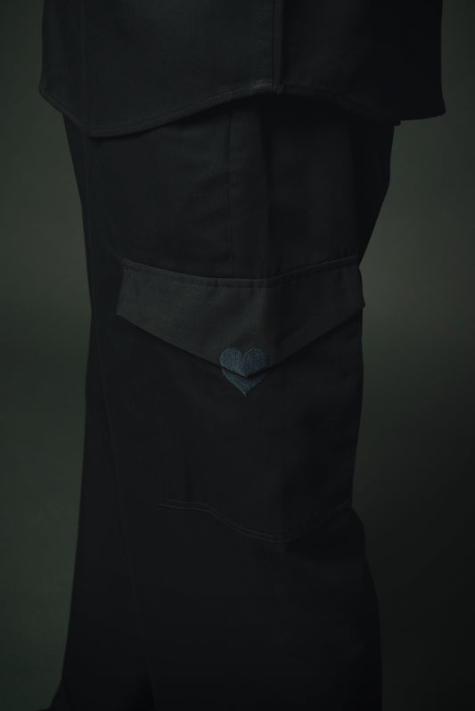 Love letter pants Black