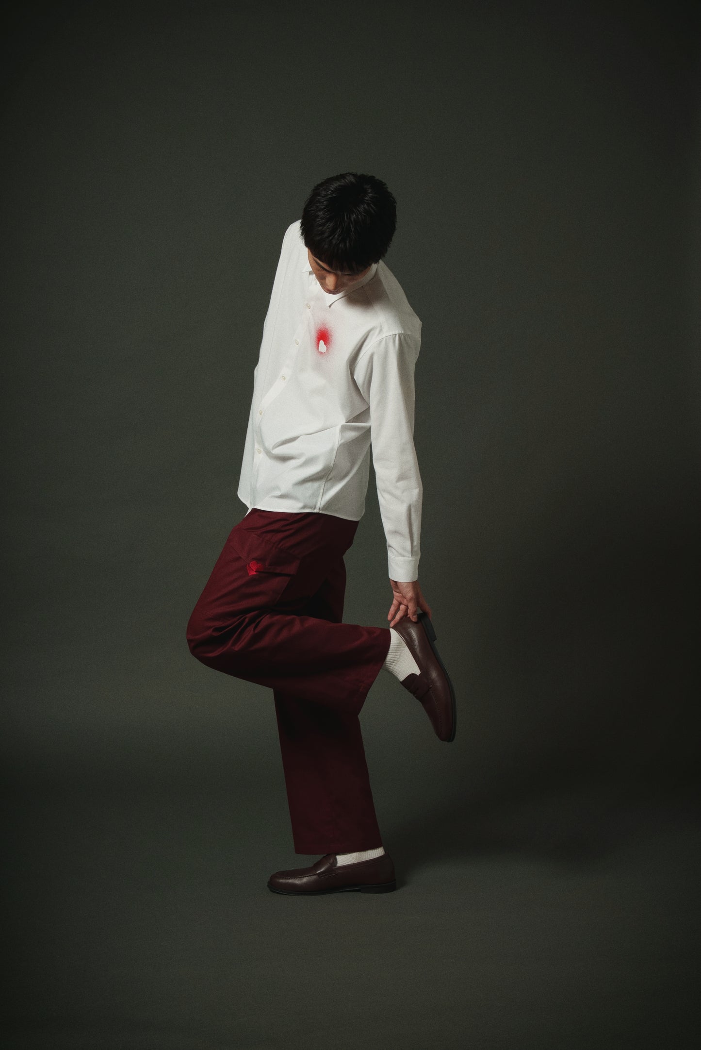 Love letter pants Bordeaux