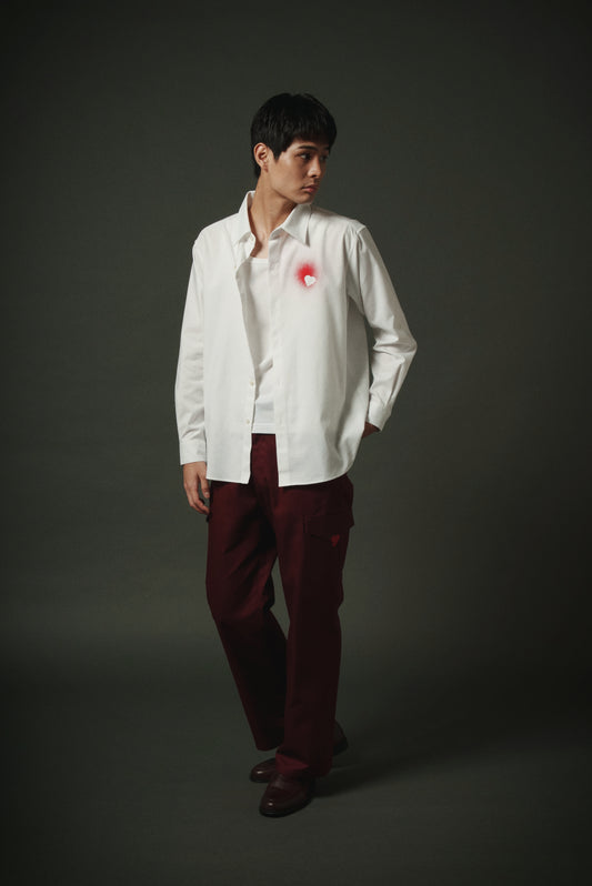 Love letter pants Bordeaux