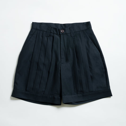 Pleats Balloon Short Pants